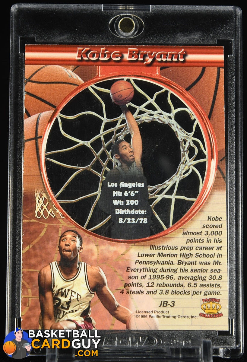 1996 Kobe Bryant outlet Pacific Collection Rookie!