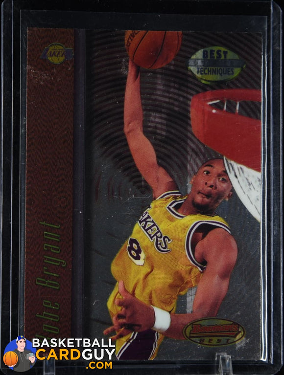 Kobe Bryant 1997-98 Bowman’s Best Techniques #T4 90’s insert, basketball card