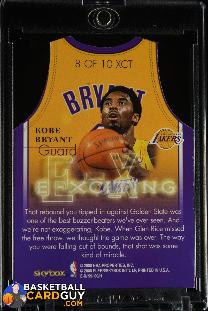 Kobe Bryant 1999-00 E-X E-Xciting #XCT8 – Basketball Card Guy