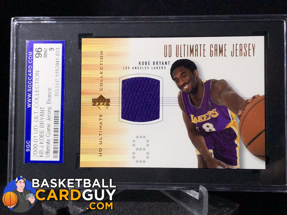 Kobe Bryant 2000-01 Ultimate Collection Game Jerseys Bronze - Basketball Cards