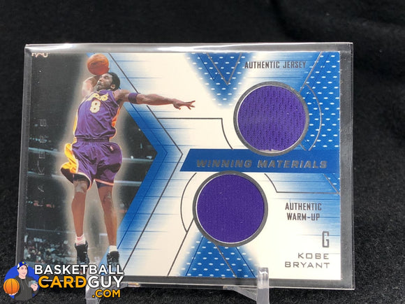 Kobe Bryant 2001-02 SPx Winning Materials #KB JSY/WU - Basketball Cards