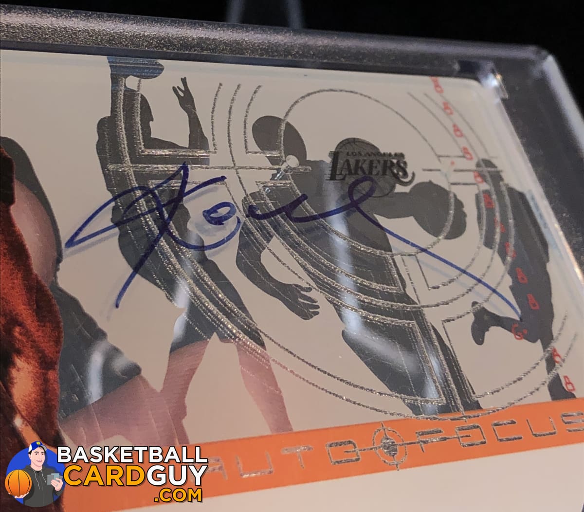 Kobe Bryant 2002-03 UD Glass Auto Focus #KB – Basketball Card Guy