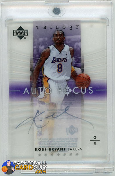 Kobe Bryant 2004-05 Upper Deck Trilogy Auto Focus #KB SP