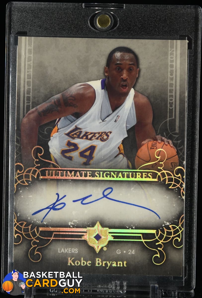 kobe bryant jersey basketball card