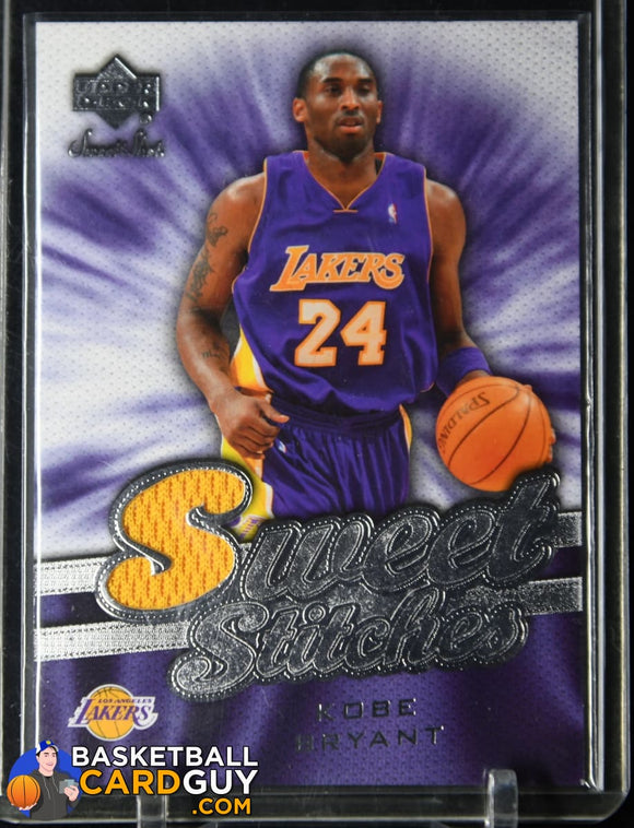 Kobe Bryant 2007-08 Sweet Shot Sweet Stitches #KB basketball card, jersey