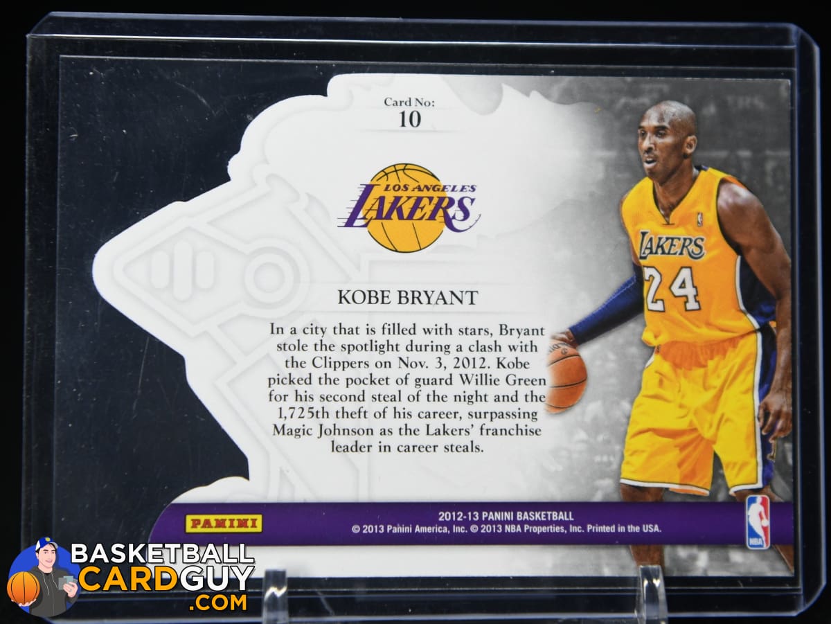 Kobe Bryant 2012-13 Panini Knights of the Round #10 (Ultra Rare Insert – Basketball  Card Guy