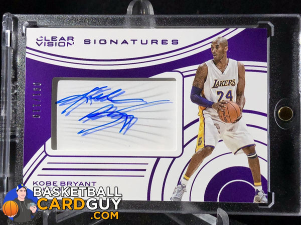 Kobe Bryant 2015-16 Panini Clear Vision Clear Vision Signatures