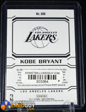 Kobe Bryant 2017-18 Hoops Teal #296 Career Tribute #/125 basketball card, numbered