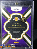 Kobe Bryant 2017-18 Select Signatures On Card Autograph Refractor /49 - Basketball Cards