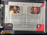 Kobe Bryant/Allen Iverson 2002-03 Upper Deck Finite Elements Dual Warm-Ups #KBAI - Basketball Cards