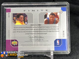Kobe Bryant/Tracy McGrady 2002-03 Upper Deck Finite Elements Dual Warm-Ups #KBTM - Basketball Cards