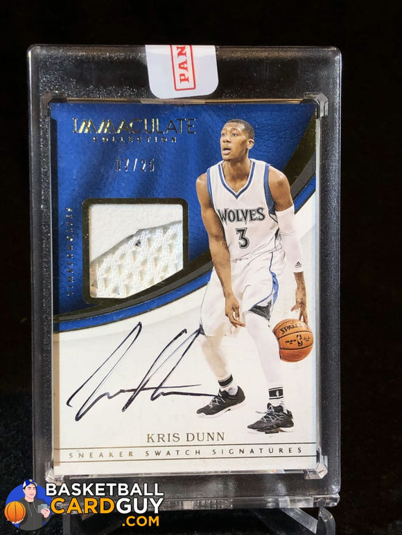 Kris Dunn 2016-17 Immaculate Collection Sneaker Swatch Signatures #/25 - Basketball Cards