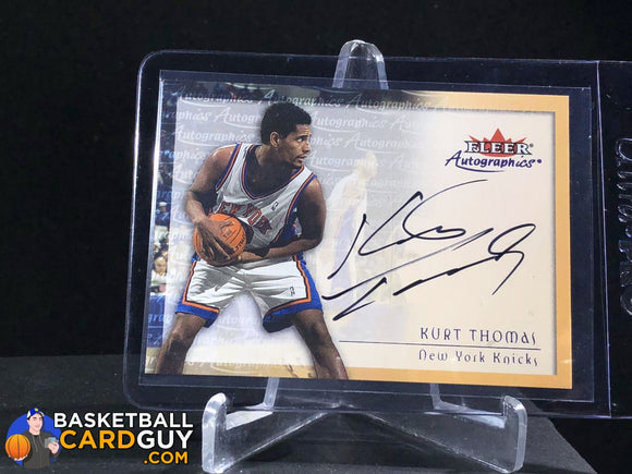 Kurt Thomas 2000-01 Skybox Premium Autographics - Basketball Cards