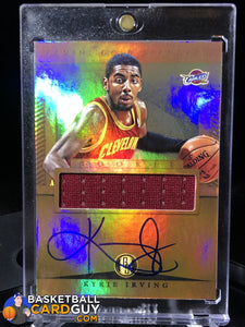 Kyrie Irving 2012-13 Panini Gold Standard JSY AU RC - Basketball Cards