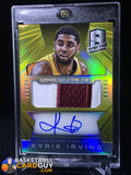 Kyrie Irving 2015-16 Panini Spectra Spectacular Swatch Signatures Prizms Gold #/10 - Basketball Cards