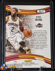 Kyrie Irving 2016-17 Panini Day NBA Cracked Ice #/25 basketball card, numbered