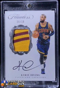 Kyrie Irving 2016-17 Panini Flawless Signature Prime Memorabilia #/18 - Basketball Cards