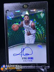 Kyrie Irving 2017-18 Panini Revolution Autographs Cubic #/50 - Basketball Cards
