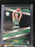 Larry Bird 2018-19 Panini Spectra Epic Legends Memorabilia Gold #/10 - Basketball Cards