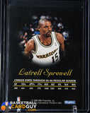 Latrell Sprewell 1996-97 Skybox Autographics autograph, basketball card