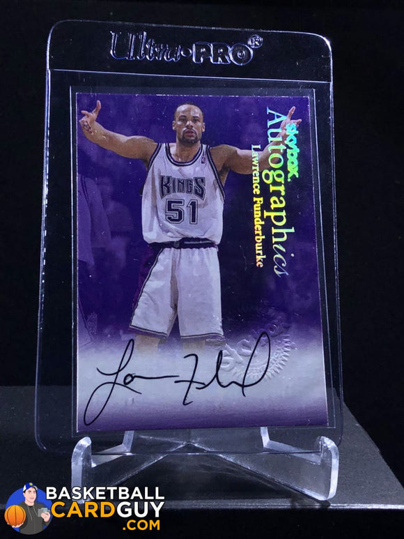 Lawrence Funderburke 1999-00 Skybox Premium Autographics - Basketball Cards