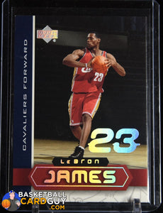 LeBron James 2003 Upper Deck Superstars LeBron James #LBJ6 RC basketball card, rookie card