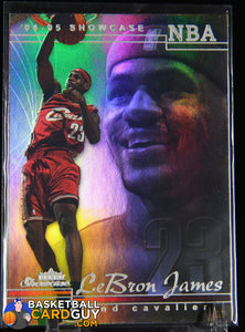 LeBron James 2004-05 Fleer Showcase #11 basketball card