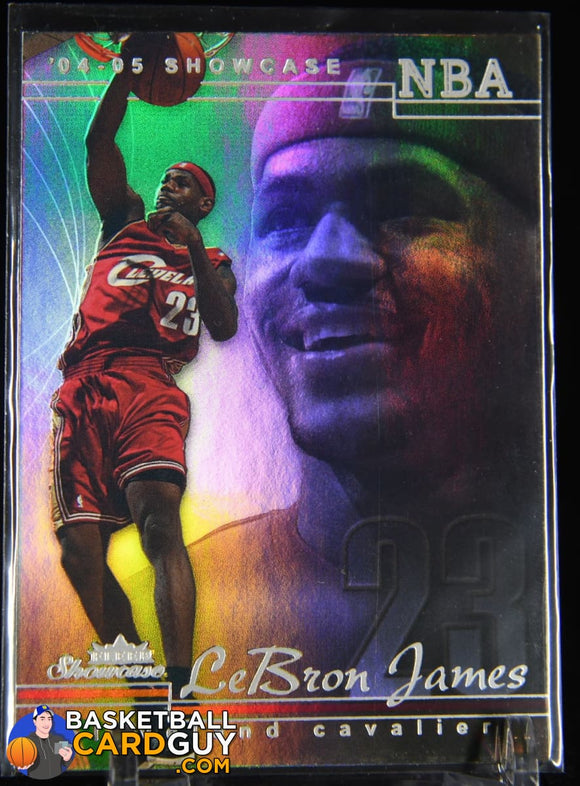 LeBron James 2004-05 Fleer Showcase #11 basketball card