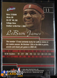 LeBron James 2004-05 Fleer Showcase #11 basketball card
