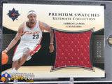LeBron James 2005-06 Ultimate Collection Premium Swatches #PSLJ - Basketball Cards