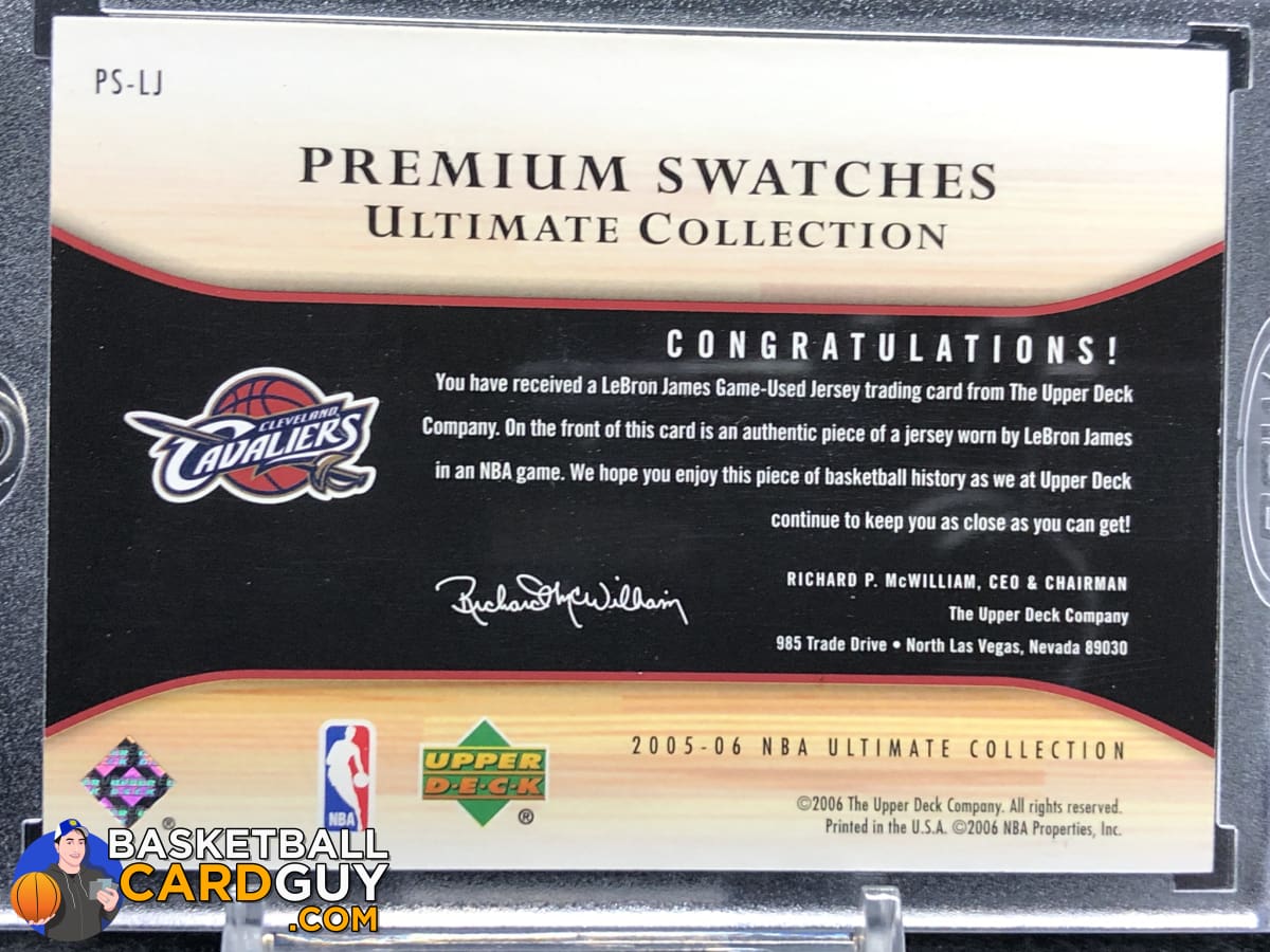 LeBron James 2005-06 Ultimate Collection Premium Swatches #PSLJ 