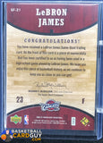 LeBron James 2006-07 Upper Deck Hardcourt Game Floor #21 - Basketball Cards