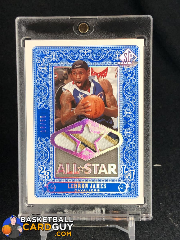 LeBron James 2007-08 SP Game Used All-Star Jersey Patch #/50 - Basketball Cards