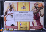 LeBron James 2009-10 Timeless Treasures Home and Road Gamers #/100 - Basketball Cards