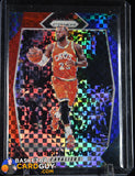 LeBron James 2017-18 Panini Prizm Prizms Red White and Blue #191 basketball card