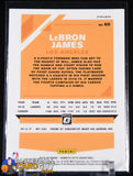 Lebron James 2019-20 Donruss Optic Silver Fanatics Exclusive #60 basketball card, rookie card