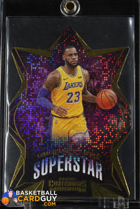 LeBron James 2019-20 Panini Contenders Superstar Die Cuts #1 basketball card