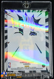 LeBron James 2020-21 Clearly Donruss My House Holo Silver Gold #2 #/10 basketball card, numbered