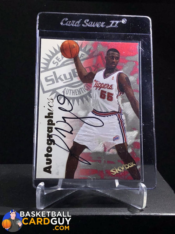 Lorenzen Wright 1997-98 Skybox Premium Autographics - Basketball Cards