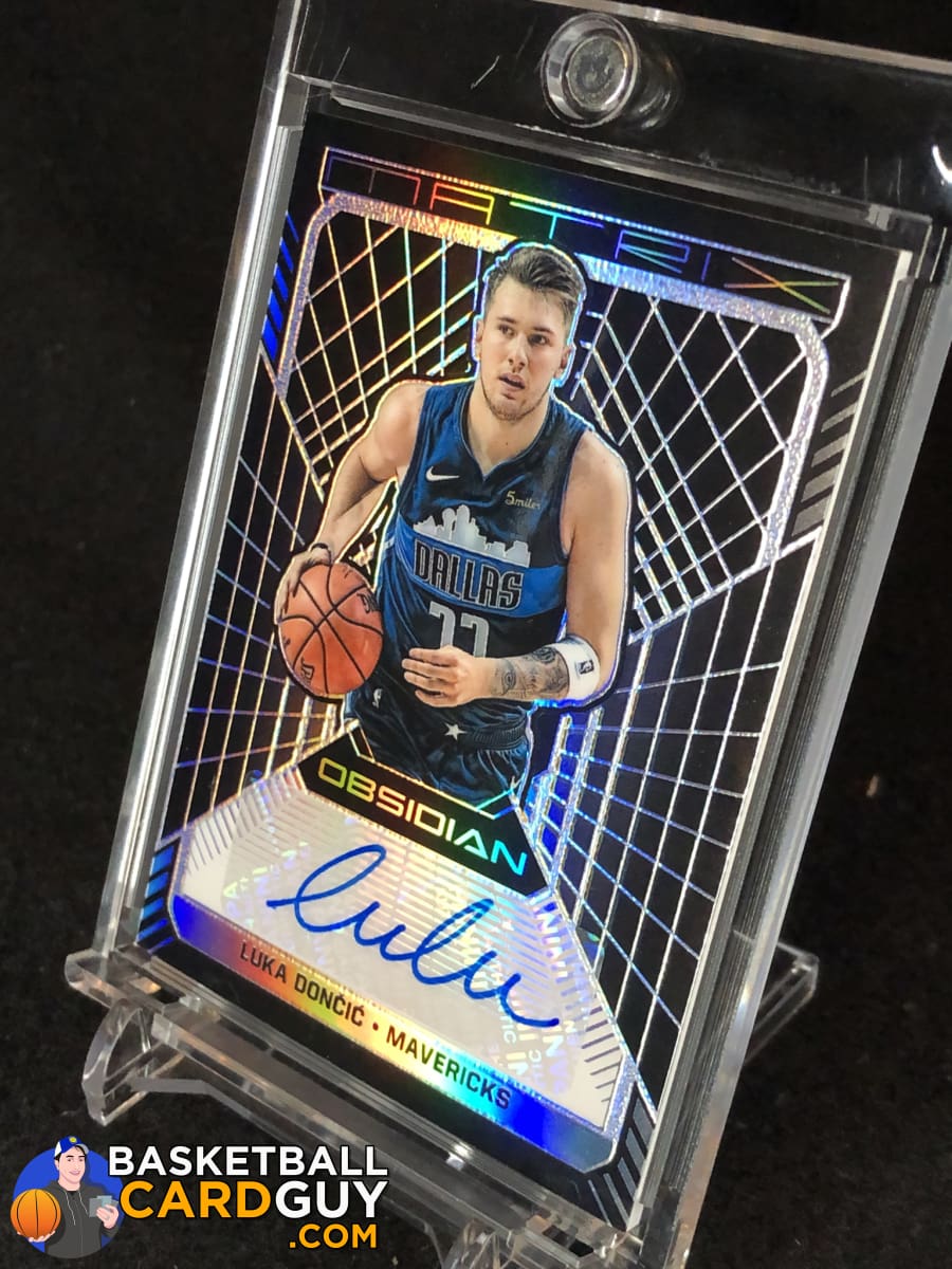 Luka Doncic 2018-19 Panini Obsidian Matrix Autographs RC #/50 – Basketball  Card Guy