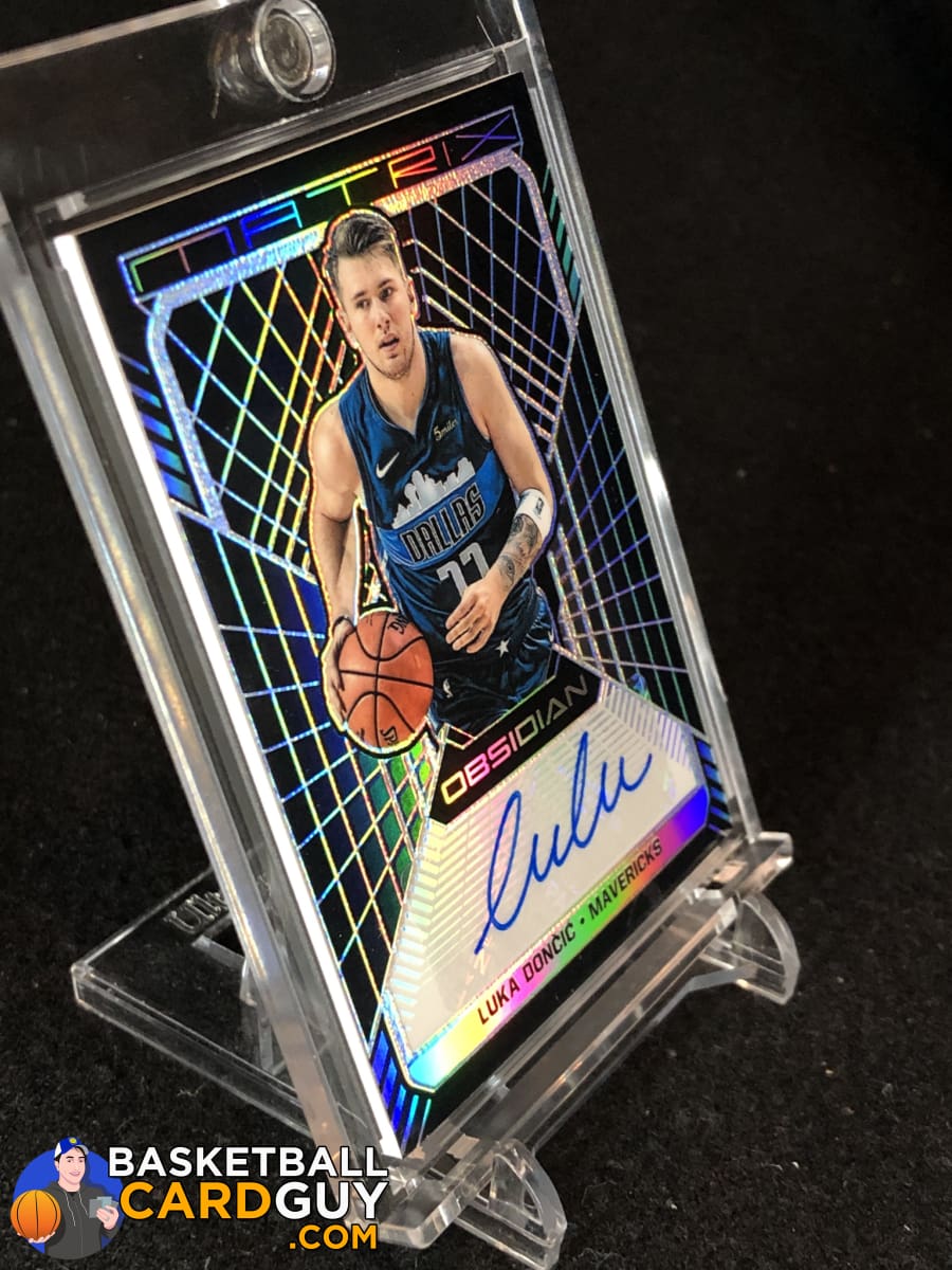 Luka Doncic 2018-19 Panini Obsidian Matrix Autographs RC