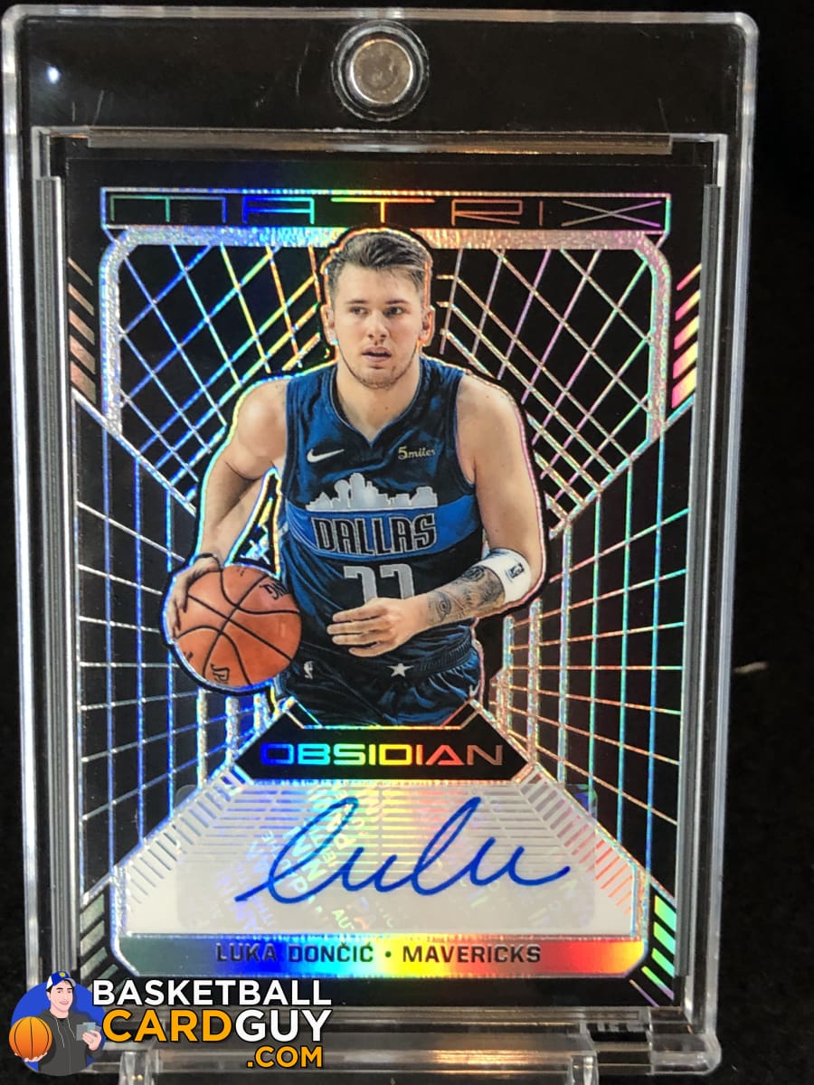 Luka Doncic 2018-19 Panini Obsidian Matrix Autographs RC
