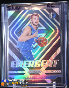 Luka Doncic 2018-19 Panini Prizm Emergent Prizms Silver #3 - Basketball Cards