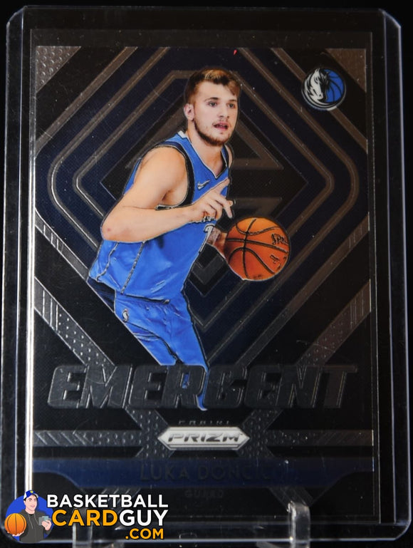 Luka Doncic 2018-19 RC Rookie Prizm Emergent #3 basketball card, prizm, rookie card