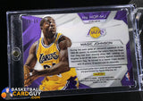 Magic Johnson 2014-15 Panini Spectra Hall of Fame Autograph Materials Prizms Gold /10 - Basketball Cards