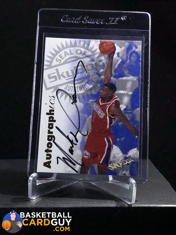 Mark Davis 1997-98 Skybox Premium Autographics - Basketball Cards