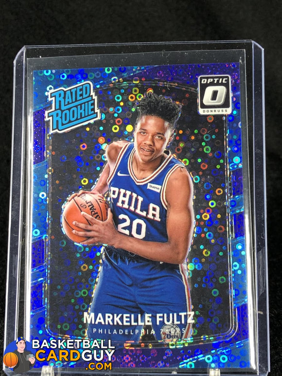 Markelle Fultz 2017-18 Donruss Optic Fast Break Purple Rated Rookie #/155 - Basketball Cards