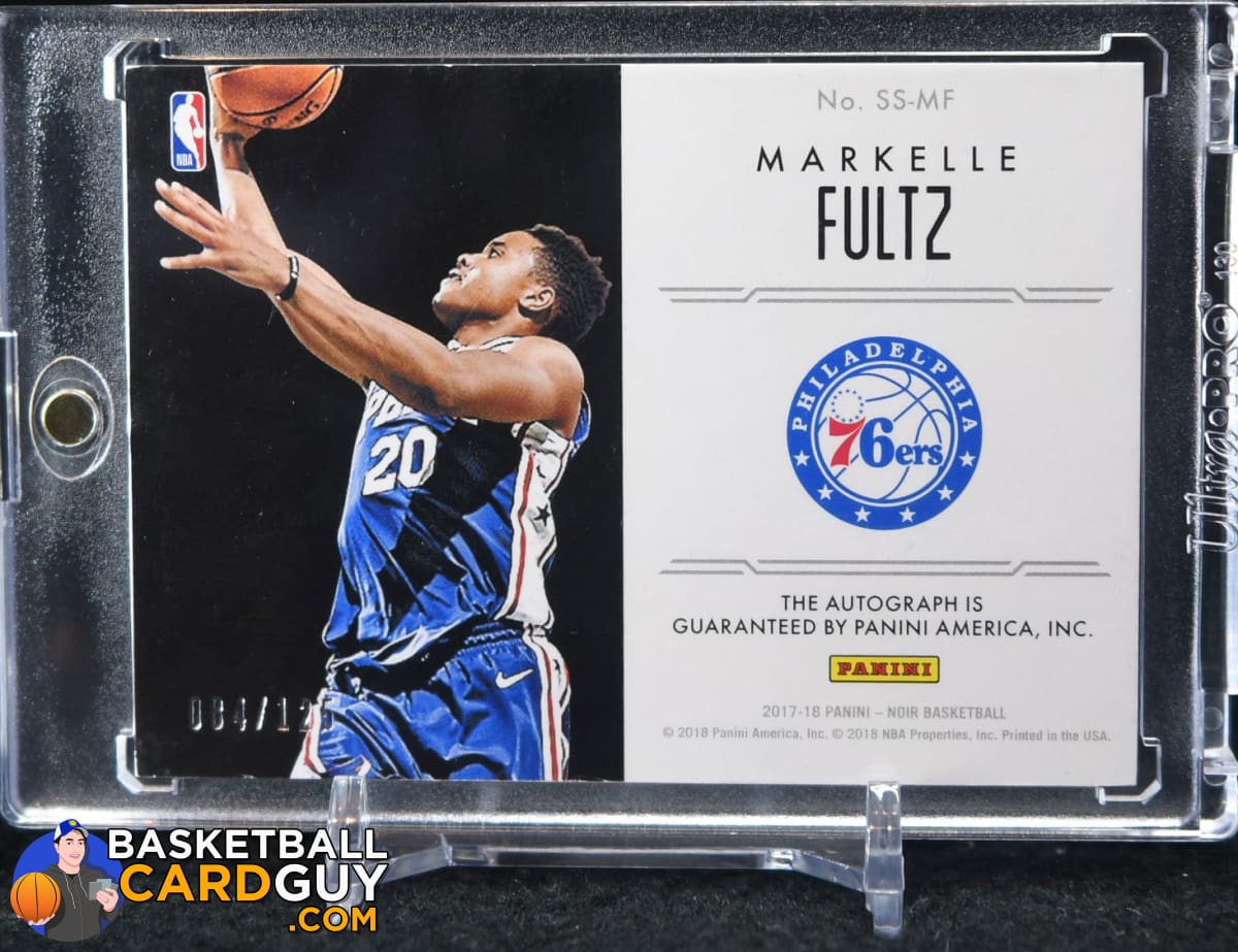 Markelle Fultz 2017-18 Panini Noir Horizontal Spotlight Signatures