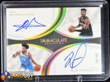 Marvin Bagley III/Deandre Ayton 2018-19 Immaculate Collection Dual Autographs #/49 autograph, basketball card, numbered, rookie card