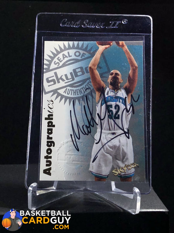 Matt Geiger 1997-98 Skybox Premium Autographics - Basketball Cards